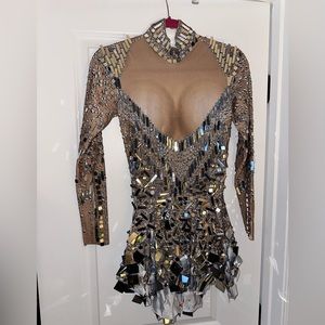 Mirror body dress, OS.